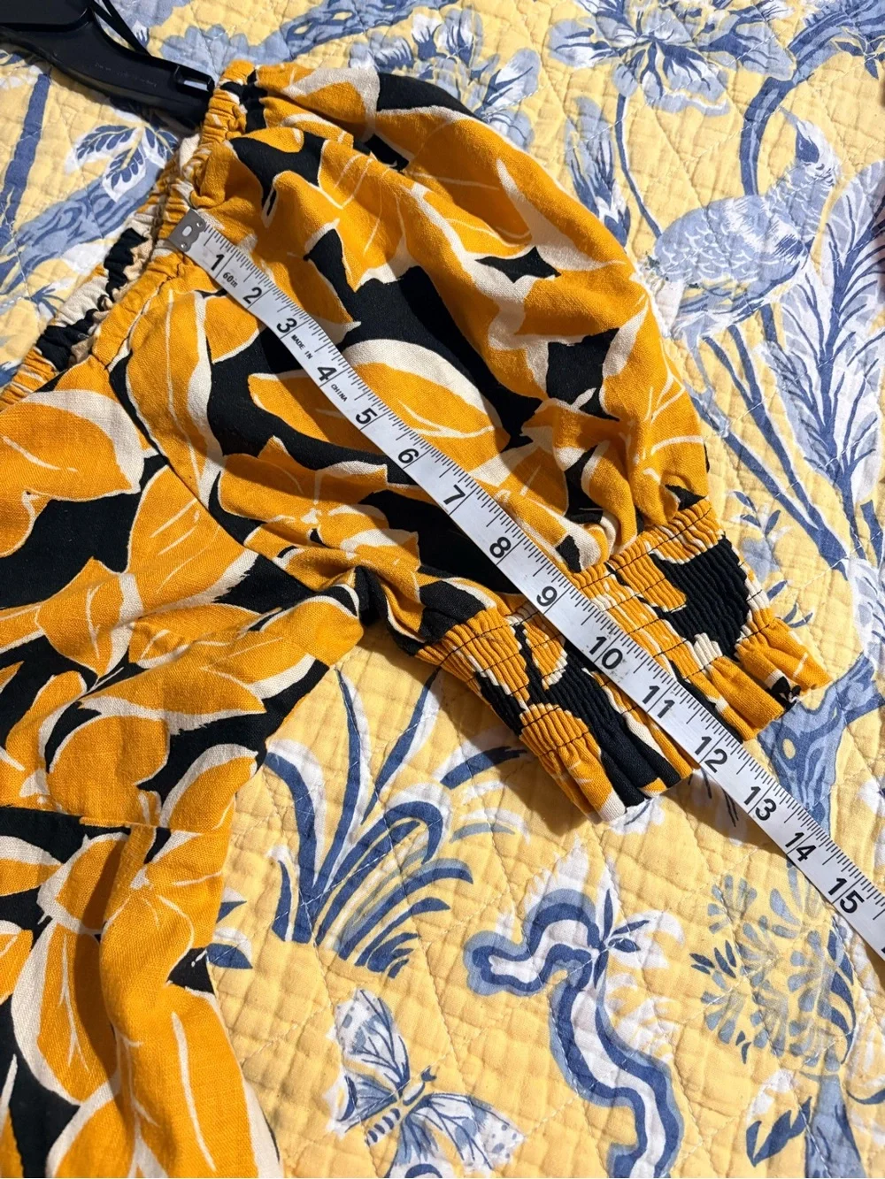 Who What Wear Yellow and Black Floral Midi Dress Sz XL - Picture 7 of 11